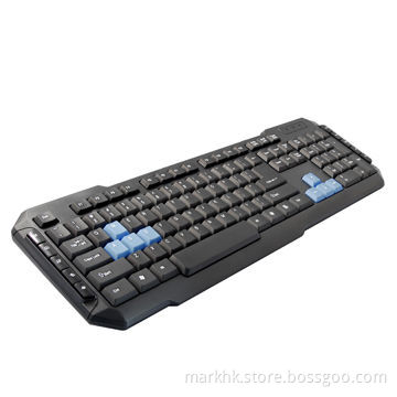 Multimedia Keyboard, Sensitive Feedback, No Delay, Multiple Hot-key in Ergonomics Design